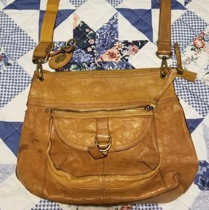 Womens Fossil Brown Leather Purse